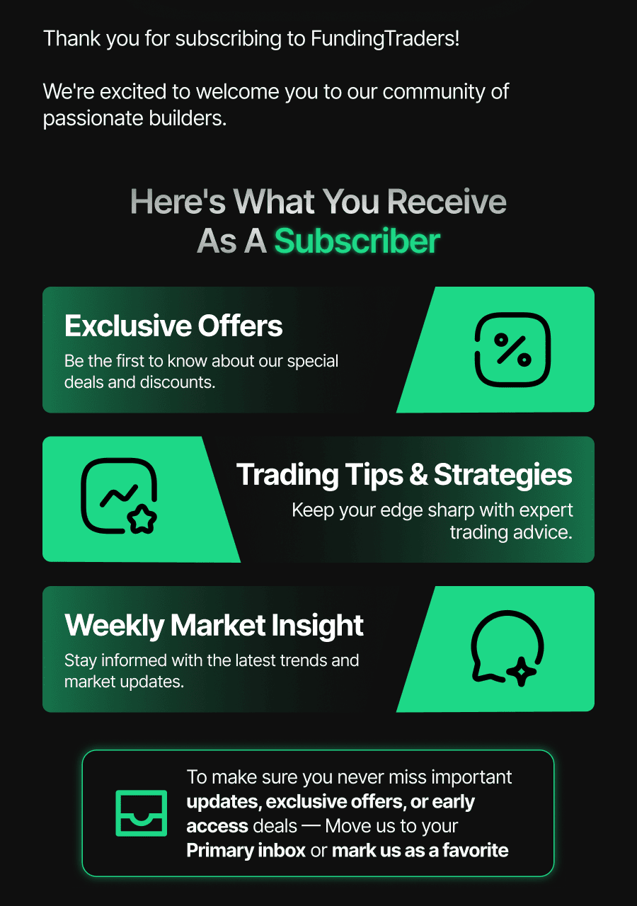 Here's What You Receive As A Subscriber. Exclusive Offers. Trading Tips. Weekly Market Insight.