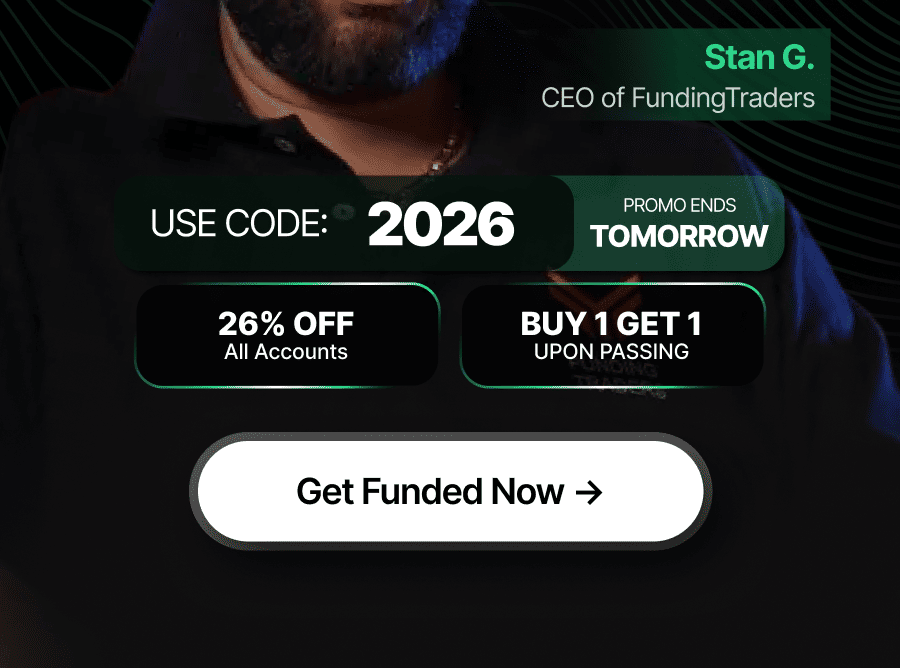 Get funded now with code: 2026 for 26% off + BOGO upon passing..